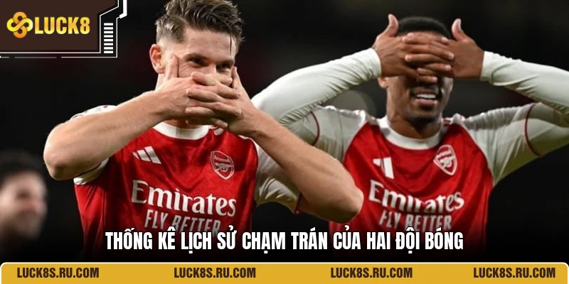 Thống kê lịch sử chạm trán của hai đội bóng